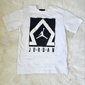 AIR Jordan Jumpman Basketball black & white tshirt M 10/12 13/14